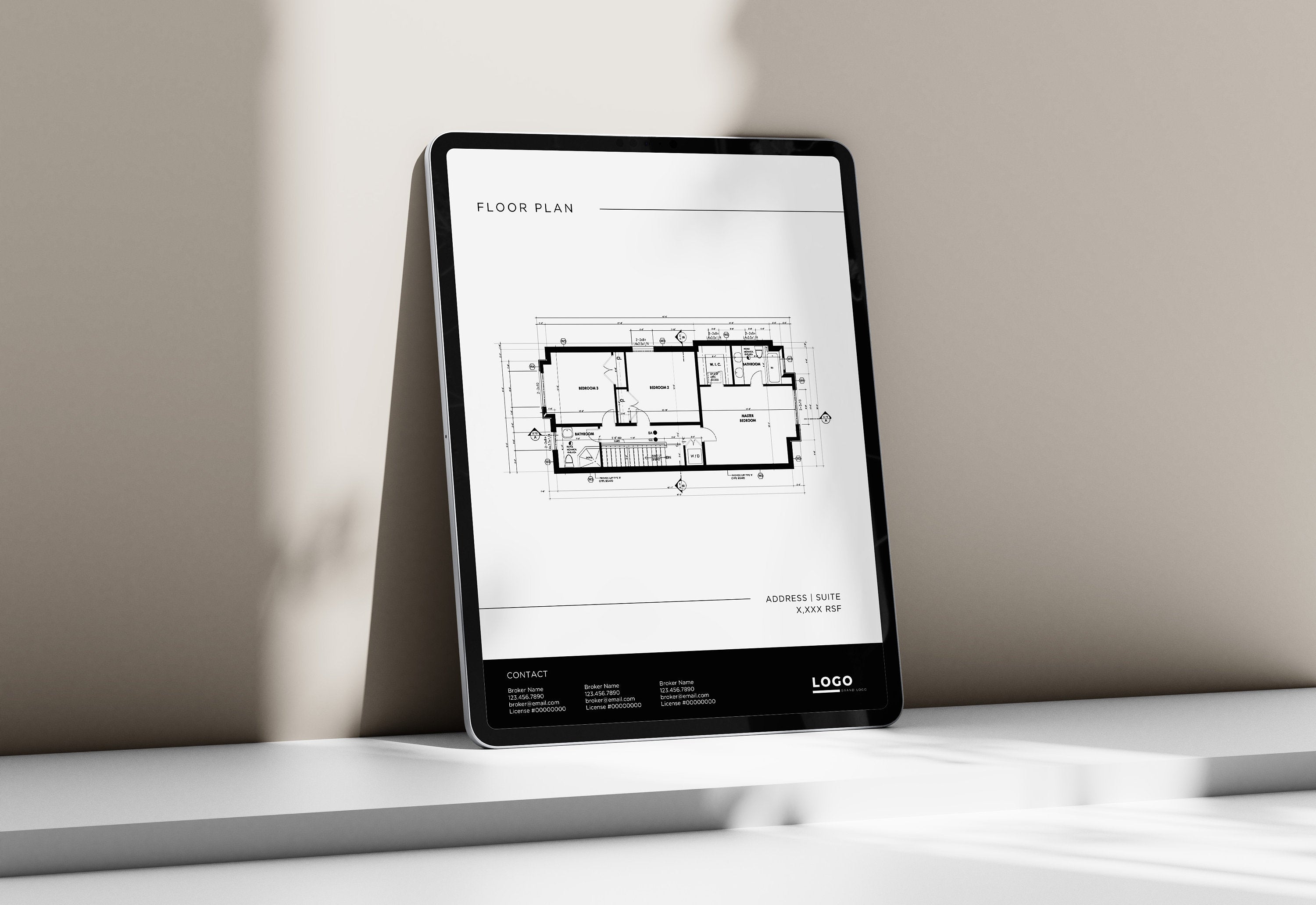 Commercial Real Estate Marketing Flyer Template: Editable Canva Design (8.5x11 Portrait)
