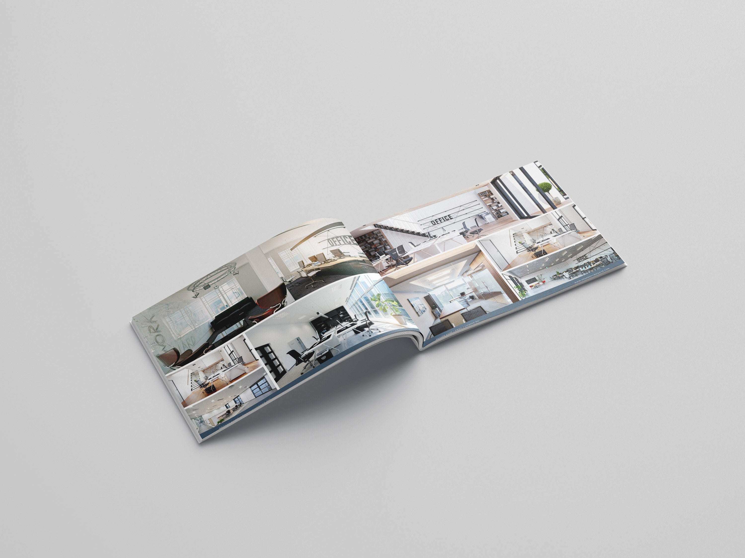 Commercial Real Estate Brochure Template: Office Property Listings (Edit in Canva)