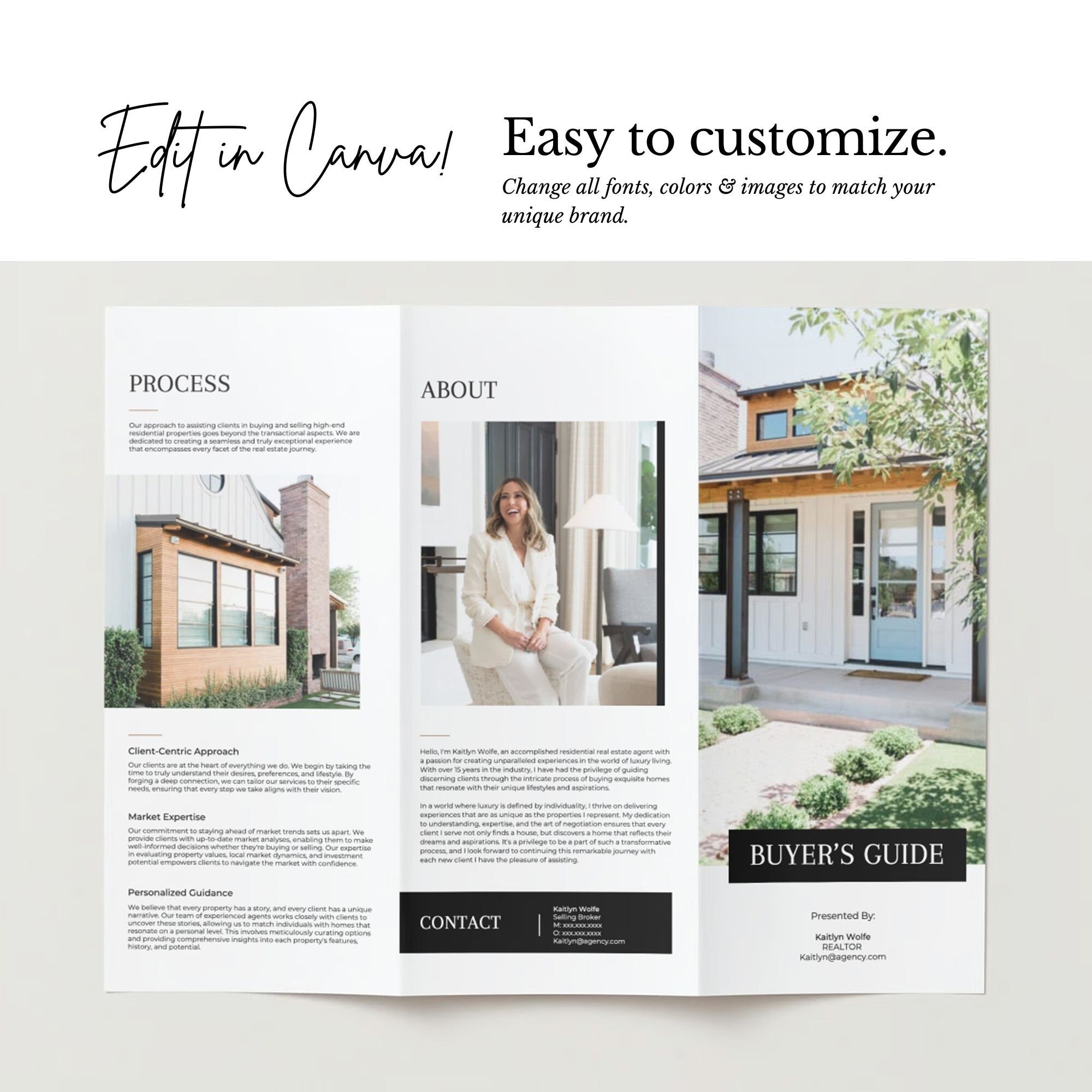 Buyer's Guide | Trifold Brochure Template