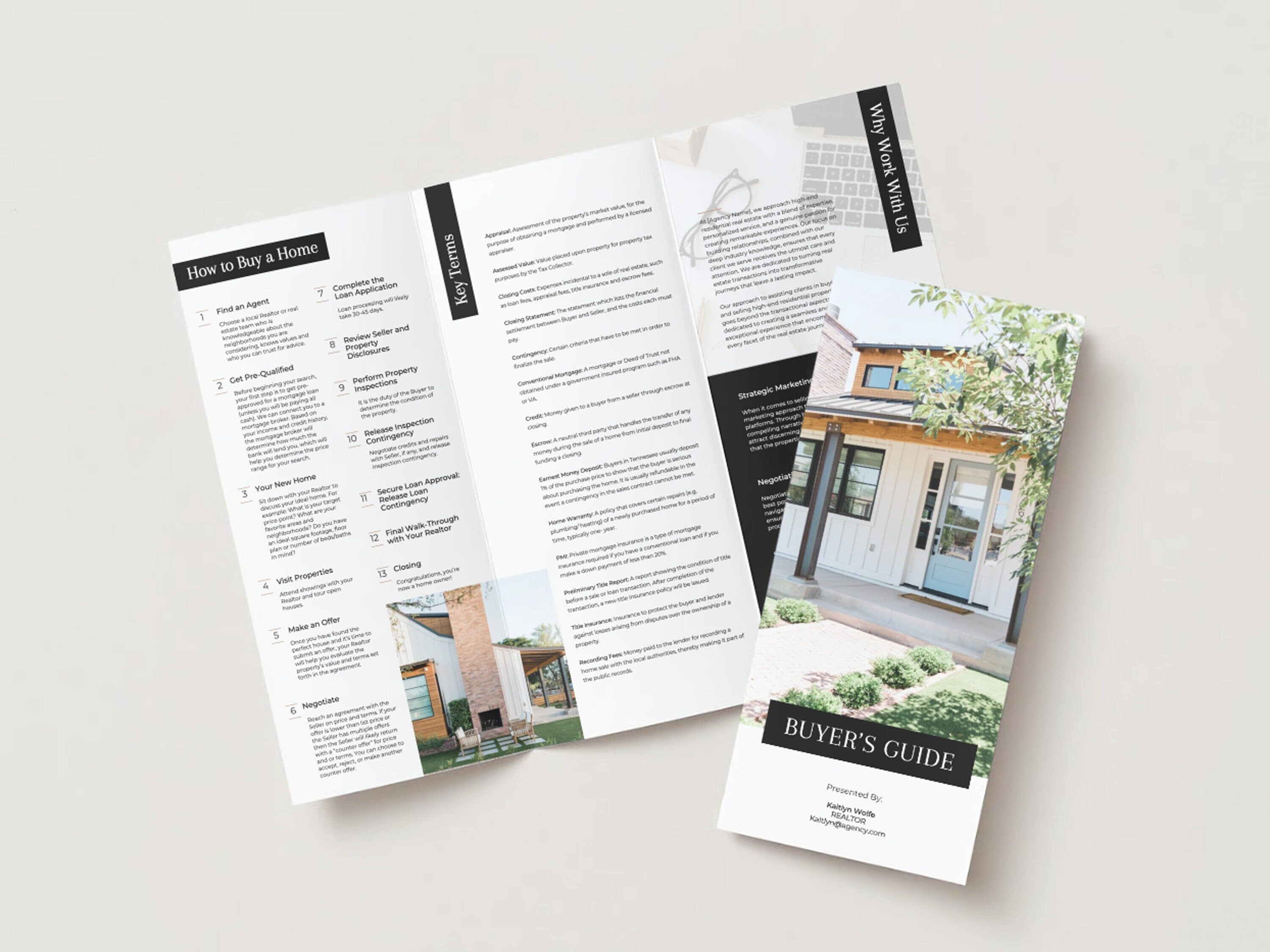 Buyer's Guide | Trifold Brochure Template