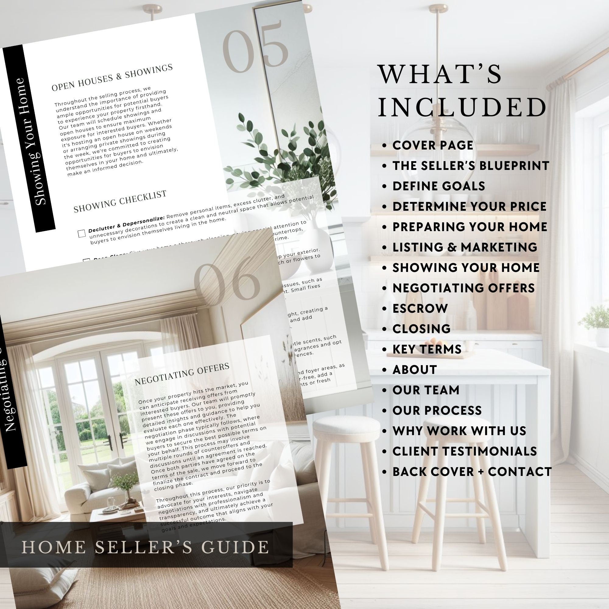Real Estate Buyer + Seller Guide Bundle: Canva Templates