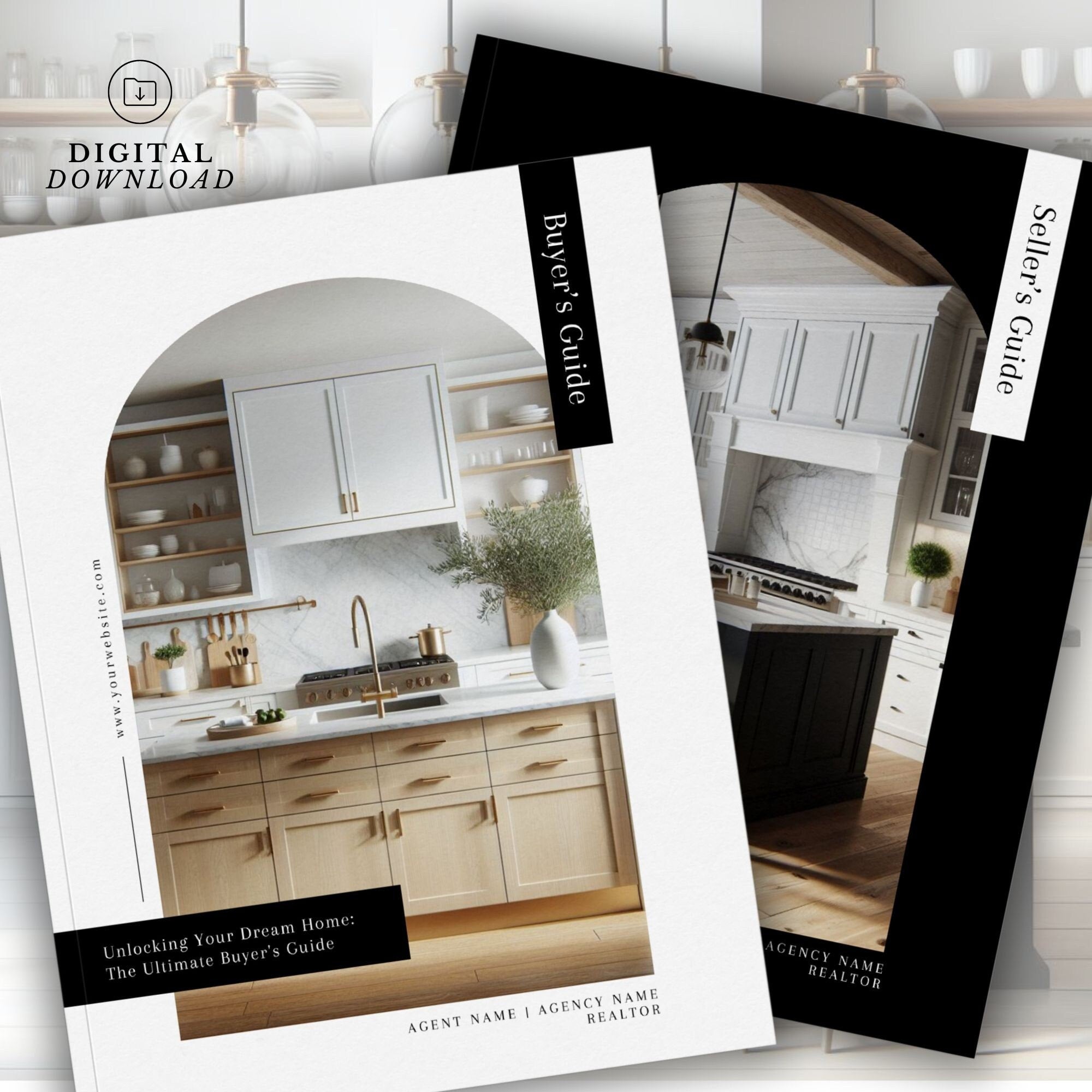 Real Estate Buyer + Seller Guide Bundle: Canva Templates