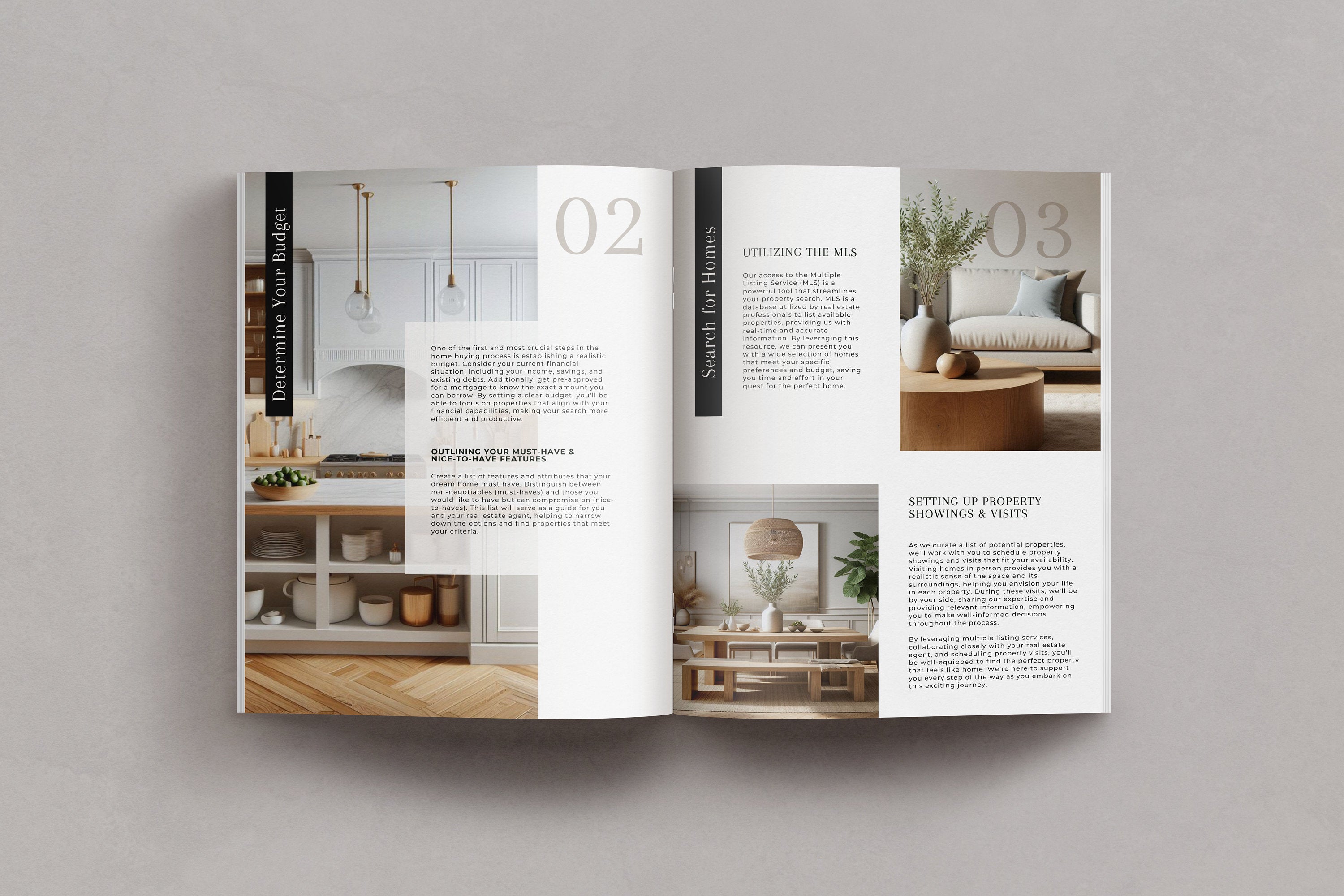 Real Estate Home Buyer's Guide: 16 Page Canva Template (Digital Download)