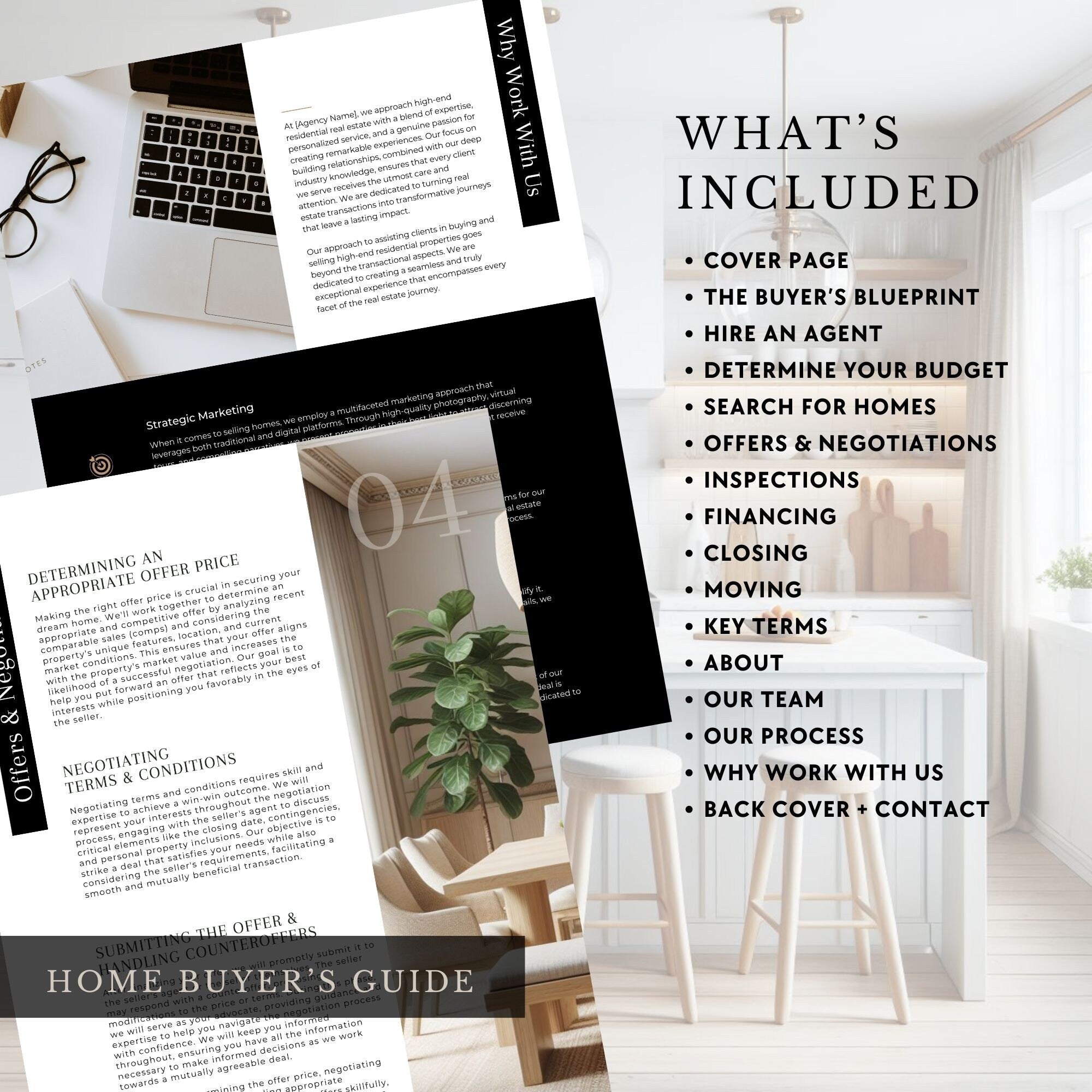 Real Estate Buyer + Seller Guide Bundle: Canva Templates