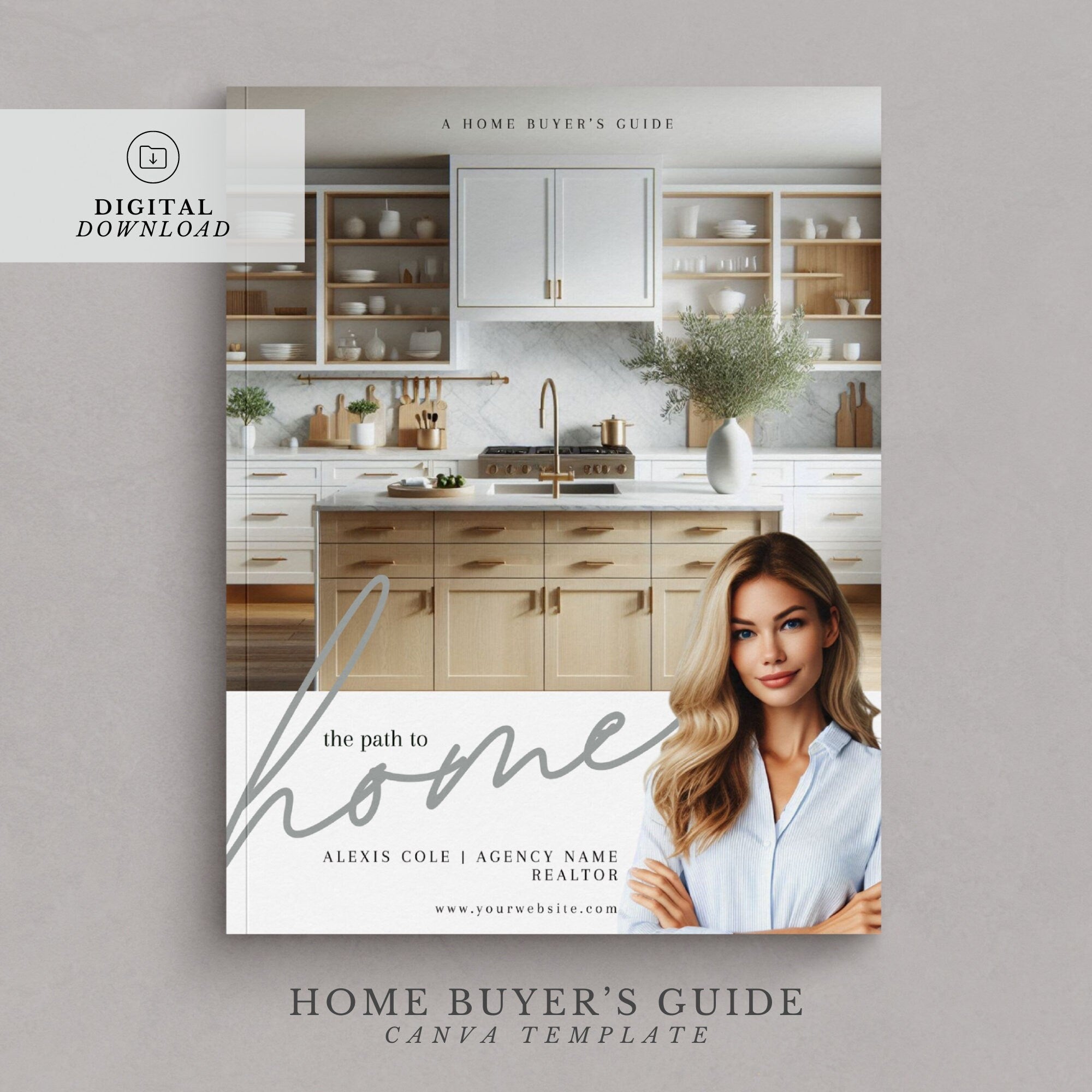 Home Buyers Guide | Real Estate Marketing | Buyer Packet | Client Presentation | Canva Template