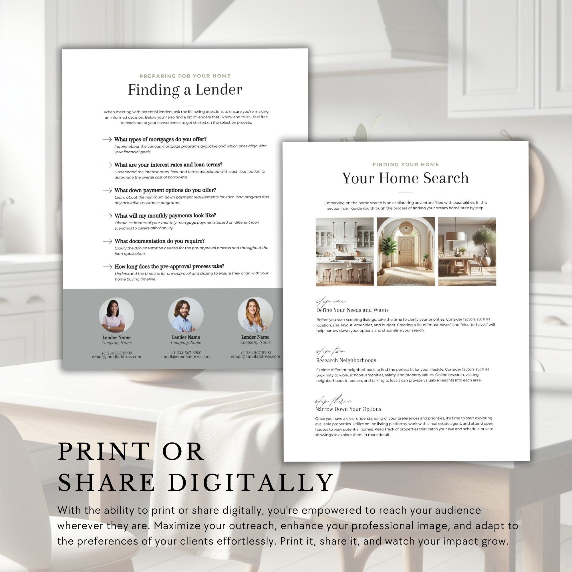 Home Buyer's Guide | 20-Page Buyer Packet