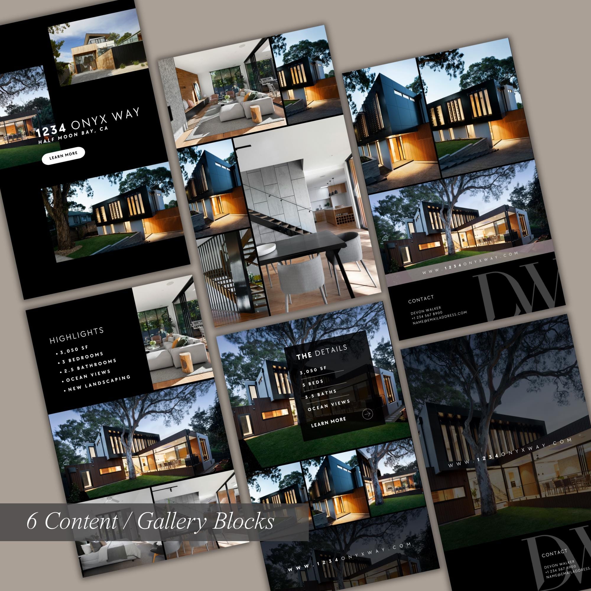 Real Estate Email Templates: New Listing Graphics for Canva