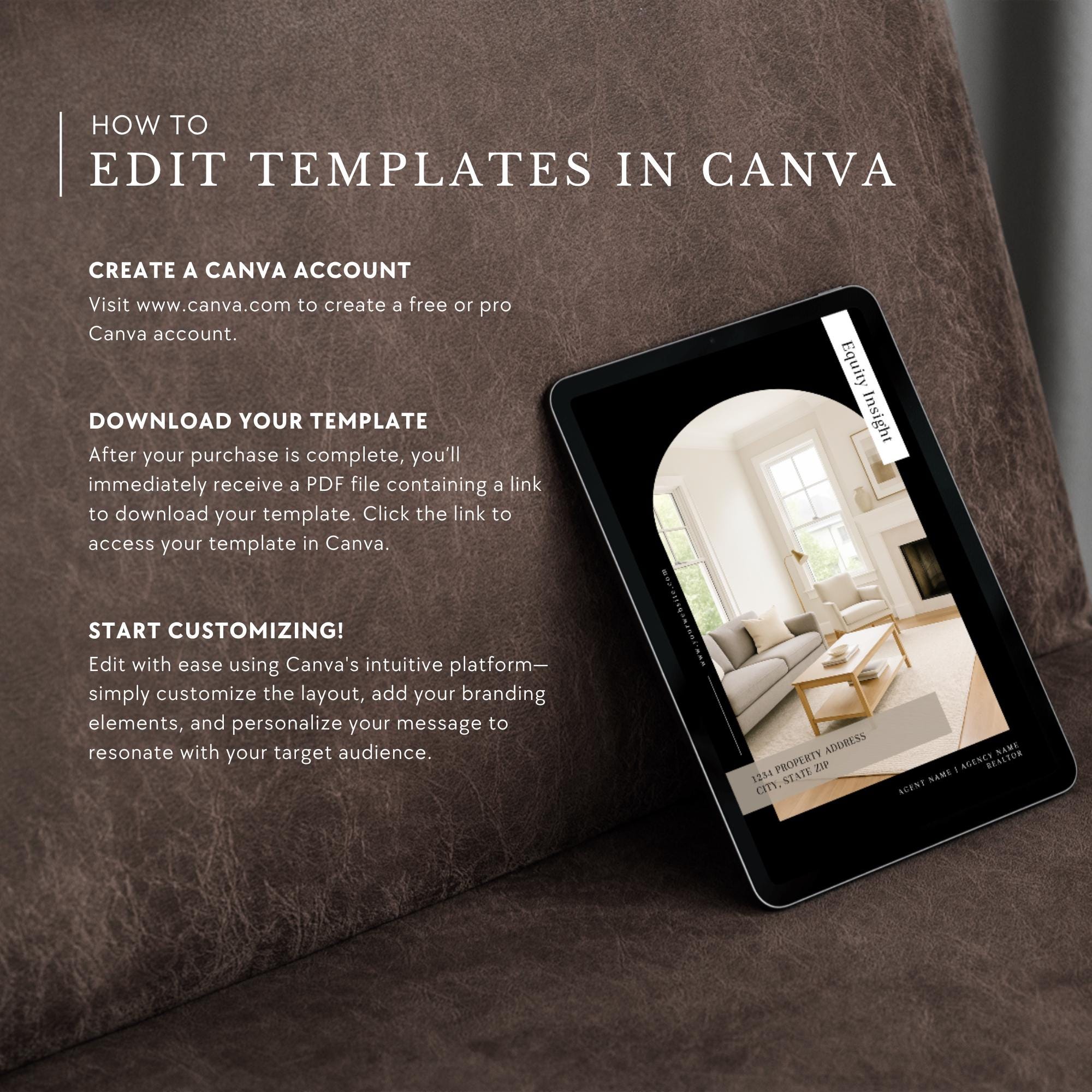 10-Page CMA Packet Template | Editable in Canva | Real Estate Listing Presentation