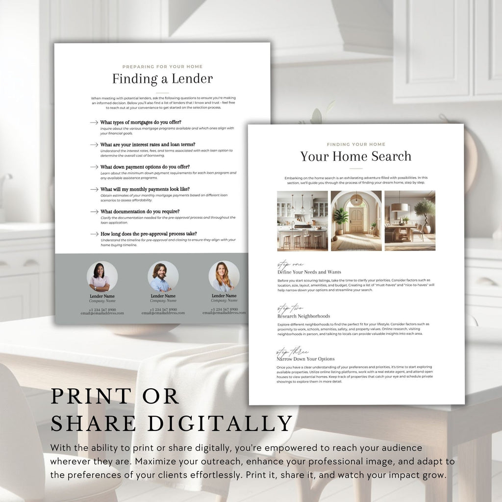 Home Buyer's Guide | 20-Page Buyer Packet