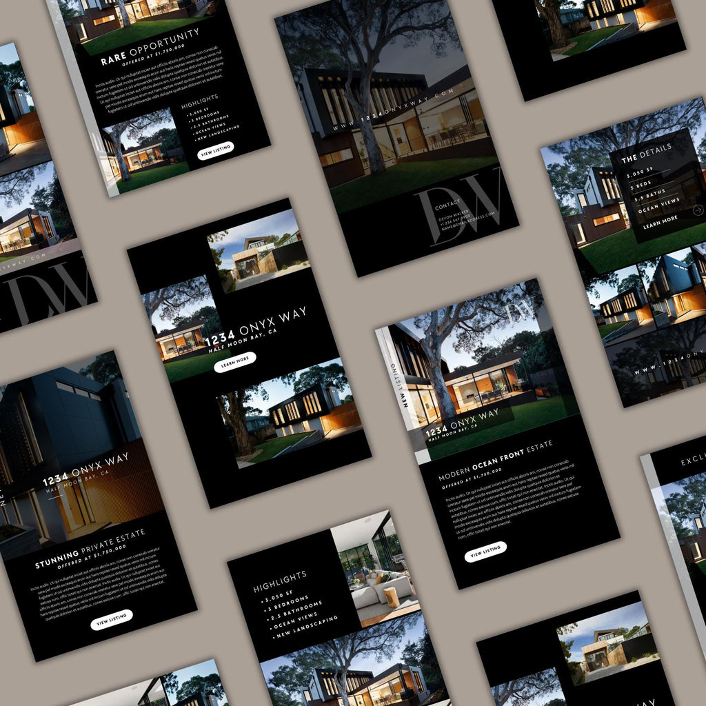 Real Estate Email Templates: New Listing Graphics for Canva